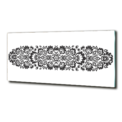 Glasbild Volksblumen