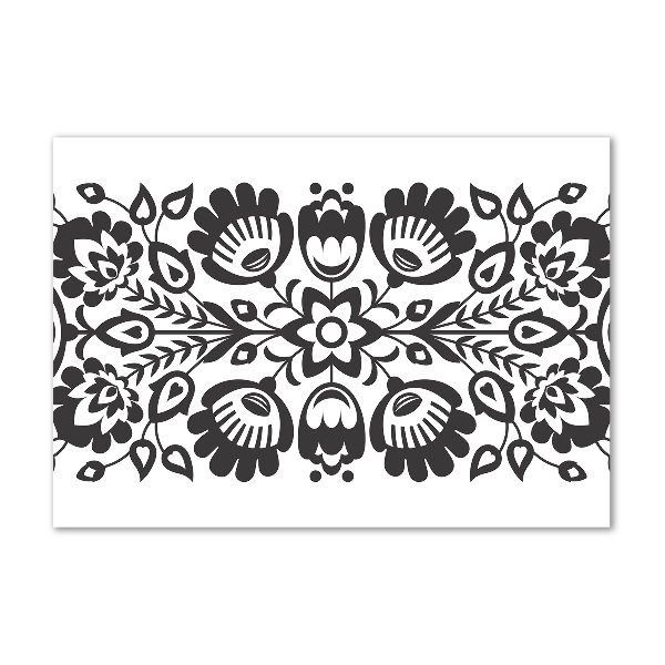 Glasbild Volksblumen