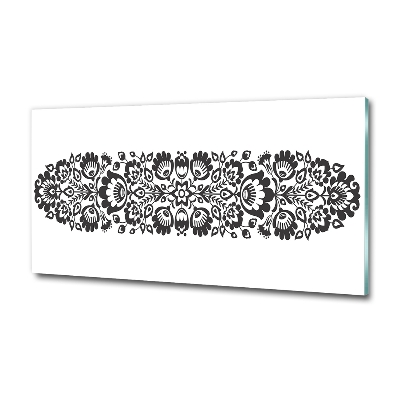 Glasbild Volksblumen