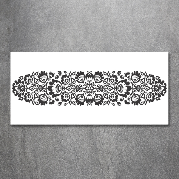 Glasbild Volksblumen