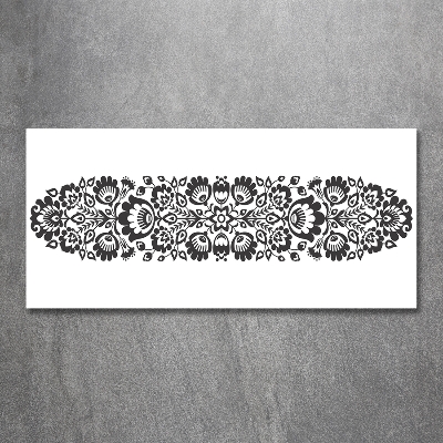 Glasbild Volksblumen