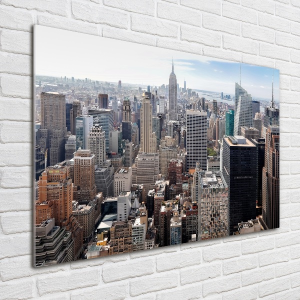 Foto glasbild New York