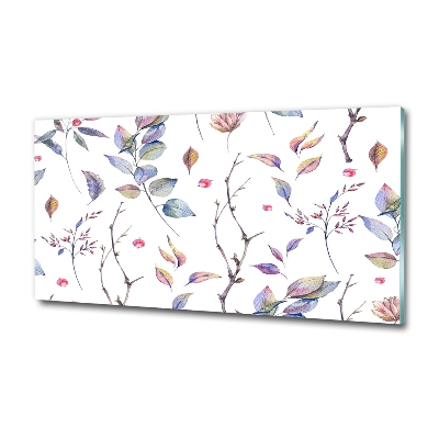 Bild auf glas Blätter