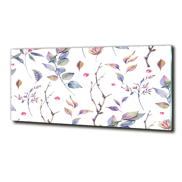 Bild auf glas Blätter