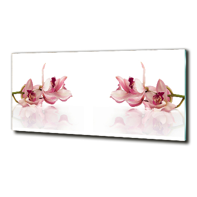 Glasbild Orchidee
