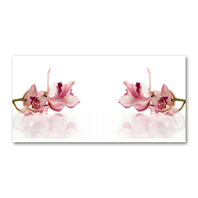 Glasbild Orchidee