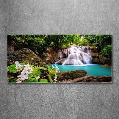 Bild auf glas Wasserfall Thailand