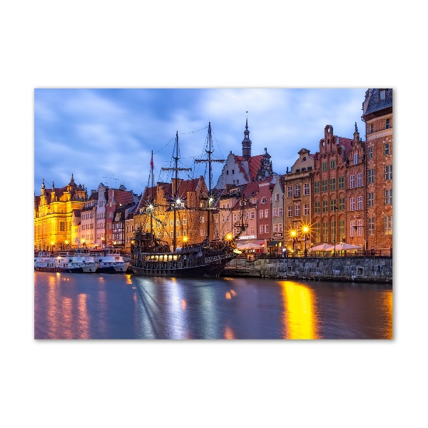 Glasbild Danzig, Polen