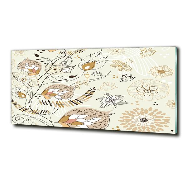 Foto glasbild Ornamente