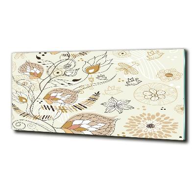 Foto glasbild Ornamente