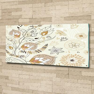 Foto glasbild Ornamente