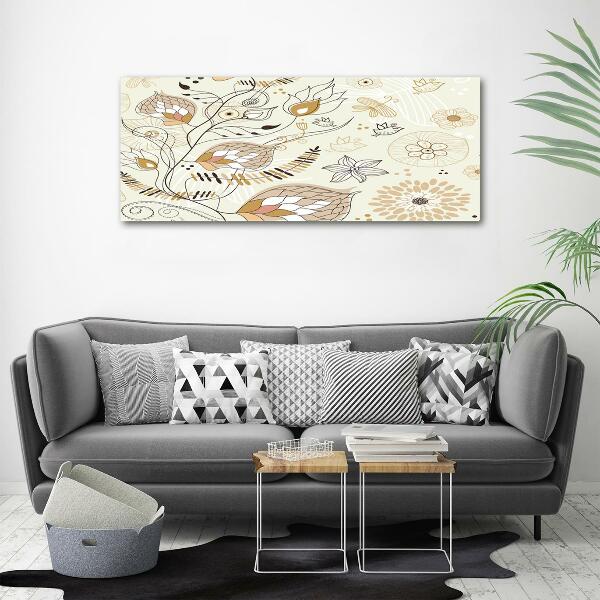 Foto glasbild Ornamente