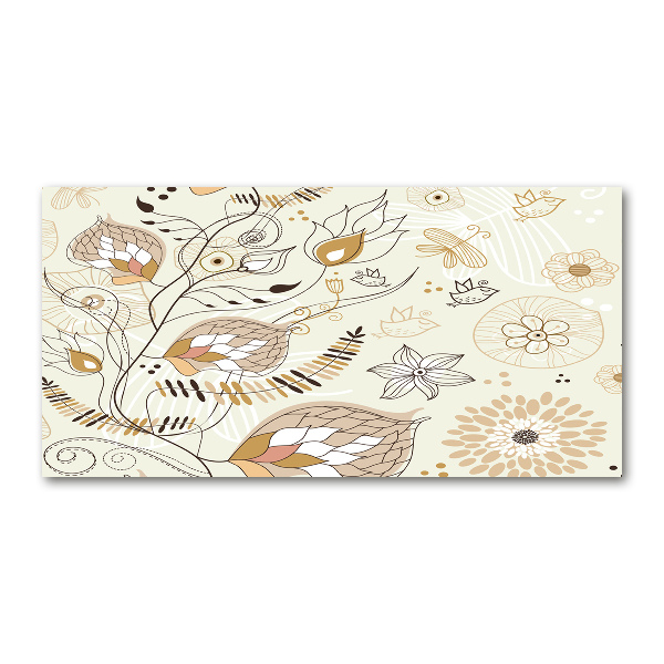 Foto glasbild Ornamente