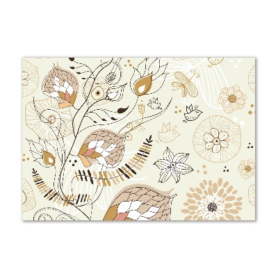 Foto glasbild Ornamente