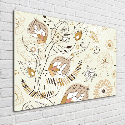 Foto glasbild Ornamente