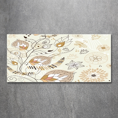 Foto glasbild Ornamente