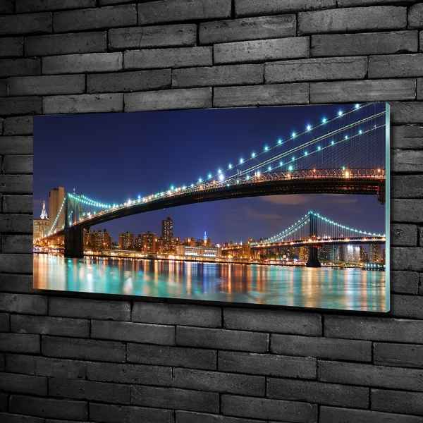 Glasbild Manhattan, New York