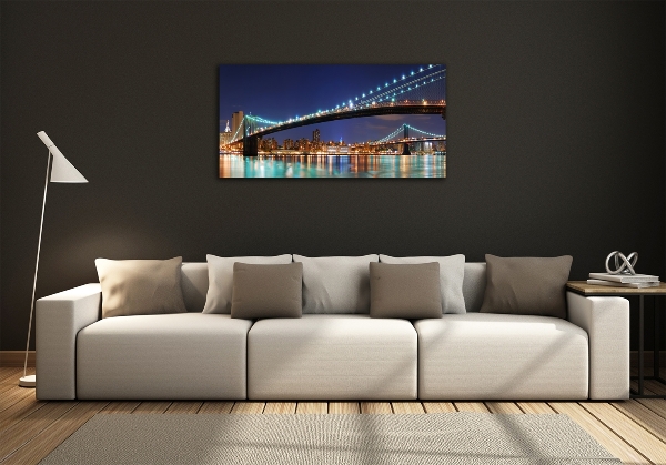 Glasbild Manhattan, New York