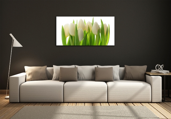 Foto glasbild Tulpen