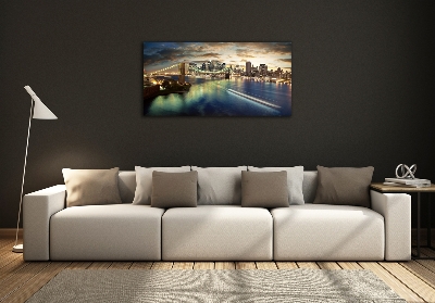 Glasbild Manhattan, New York