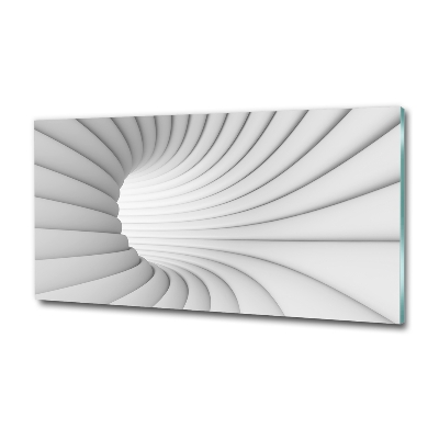 Glasbild Abstrakter Tunnel