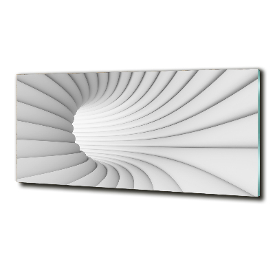 Glasbild Abstrakter Tunnel