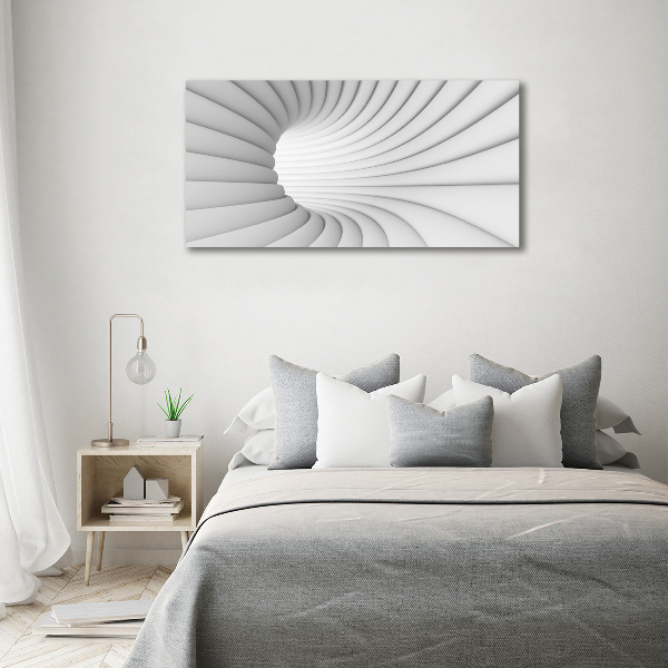 Glasbild Abstrakter Tunnel