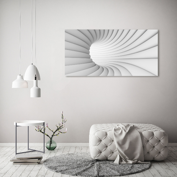 Glasbild Abstrakter Tunnel