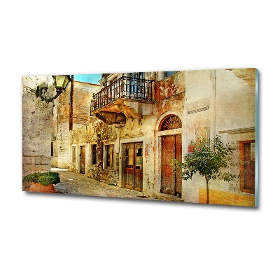 Foto glasbild Straßen in Griechenland