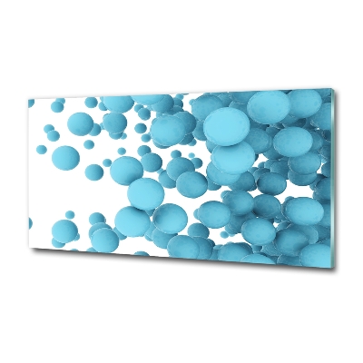 Glasbild Abstrakte Sphären