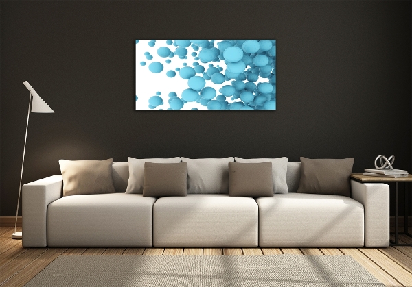 Glasbild Abstrakte Sphären