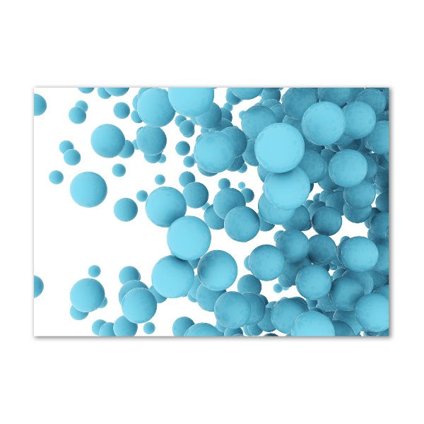 Glasbild Abstrakte Sphären