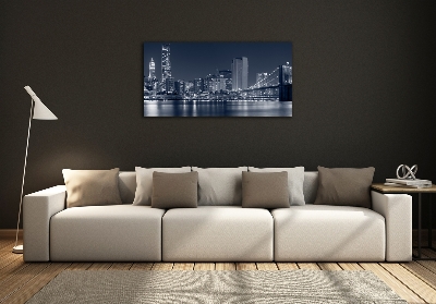 Foto glasbild Manhattan, New York