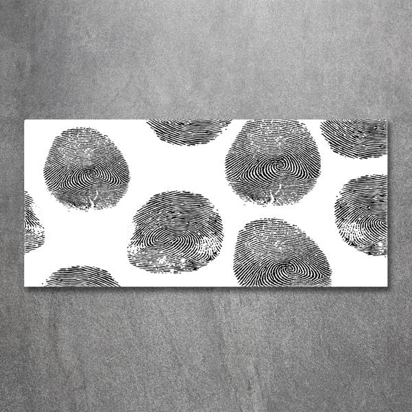 Foto glasbild Fingerabdrücke