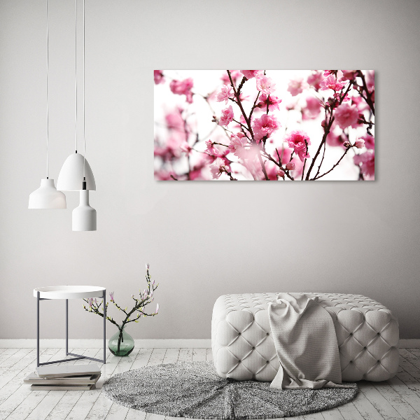 Glasbild Pflaumenblüte