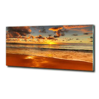Bild auf glas Sunset Beach