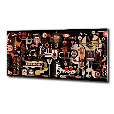 Bild auf glas Kaffeeproduktion