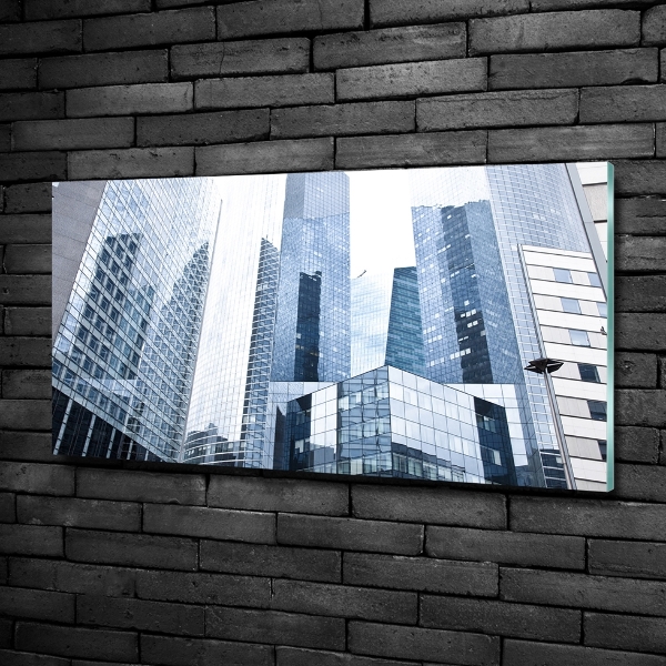 Glasbild Wolkenkratzer