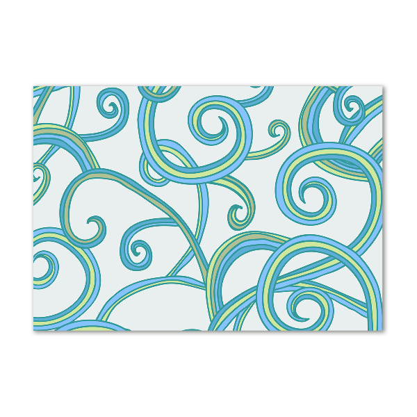 Bild auf glas Abstrakte Spiralen