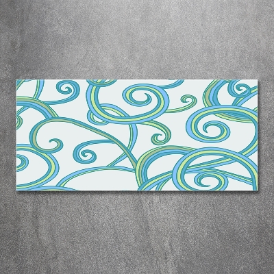 Bild auf glas Abstrakte Spiralen