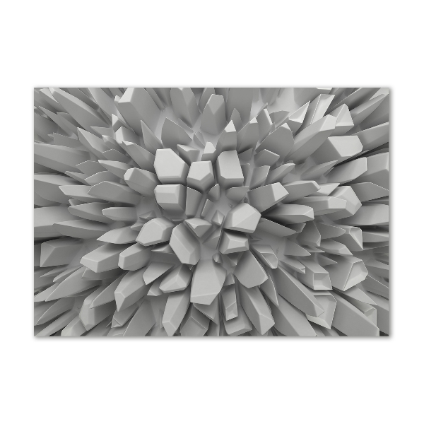 Foto glasbild 3D-Abstraktion