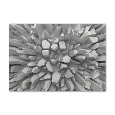 Foto glasbild 3D-Abstraktion