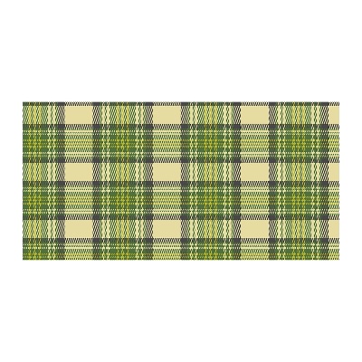 Foto glasbild Grün kariert