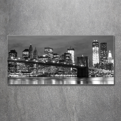 Foto glasbild Manhattan, New York