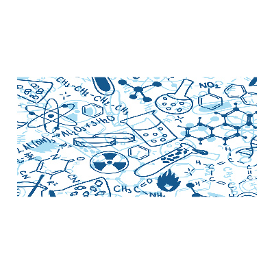 Glasbild Hintergrund in Chemie