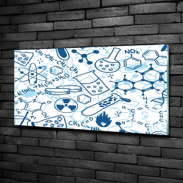 Glasbild Hintergrund in Chemie