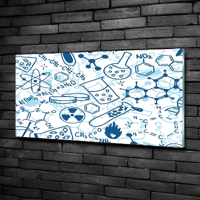 Glasbild Hintergrund in Chemie