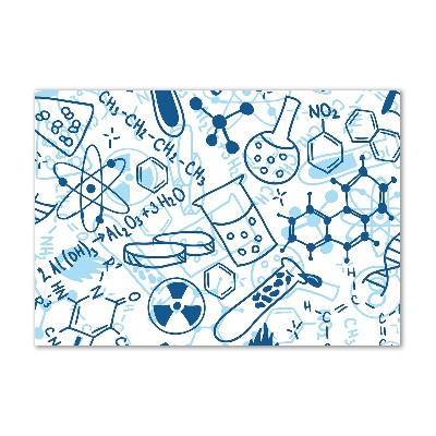 Glasbild Hintergrund in Chemie