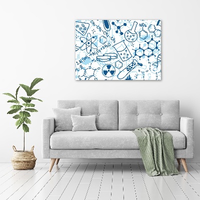 Glasbild Hintergrund in Chemie