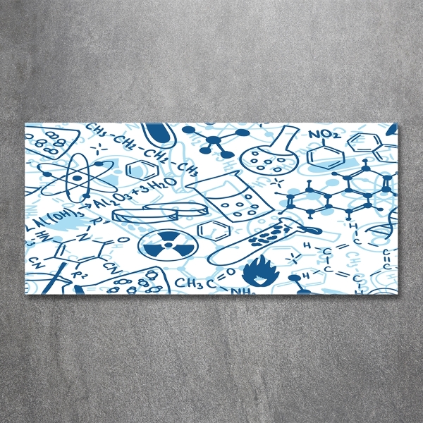 Glasbild Hintergrund in Chemie